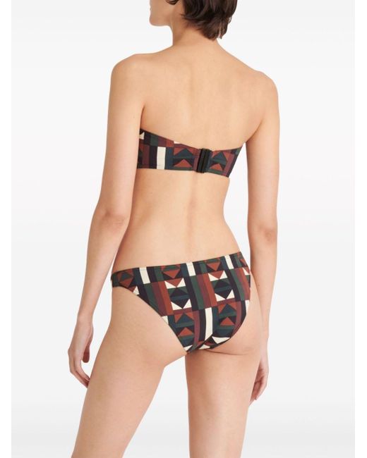 Slip bikini Allégorie con stampa grafica di Eres in Brown