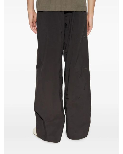 Homme Plissé Issey Miyake Black Zip-Detail Pants for men