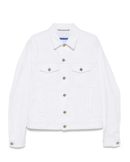 Jacob Cohen White Denim Jacket for men