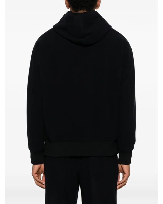 Cellar Door Black Hooded Jacket for men
