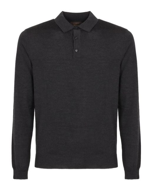 Slowear Klassisches Poloshirt in Black für Herren