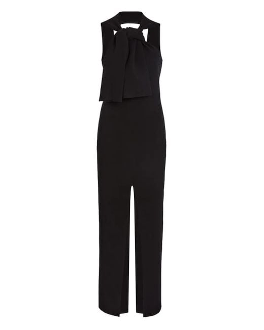 A.W.A.K.E. MODE Black Neck-Tie Dress