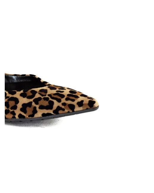 Mara Bini Brown Pointed-Toe Flat Pumps