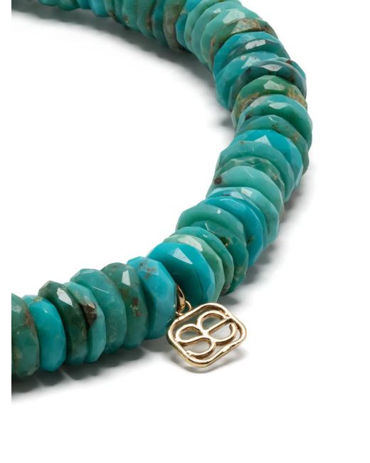 Sydney Evan Blue 14Kt Evil Eye Bracelet for men