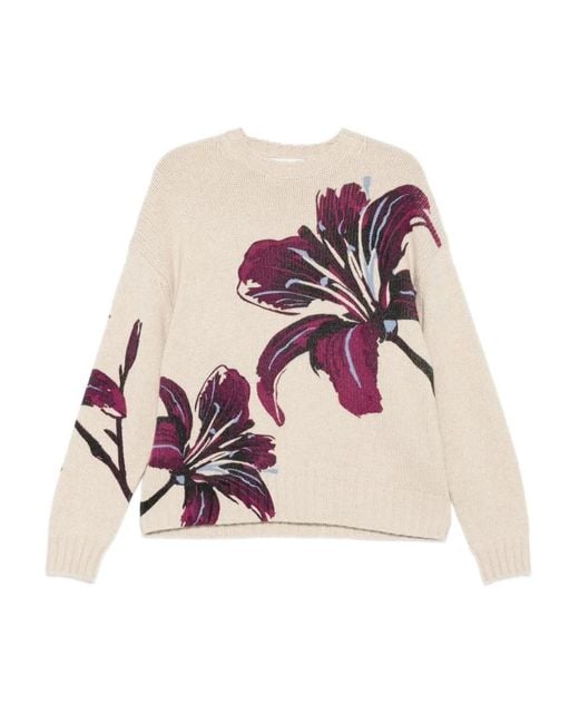 Pull À Fleurs Bompard en coloris Pink