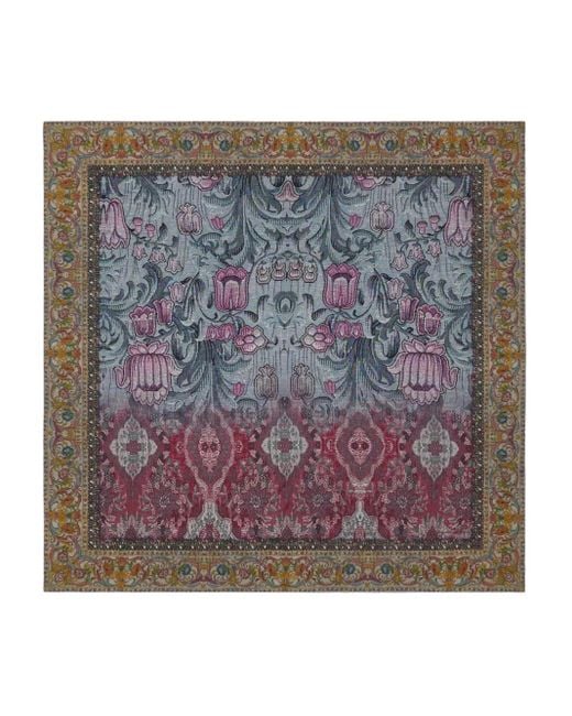 Pierre Louis Mascia Natural Geometrisch gemusterter Schal