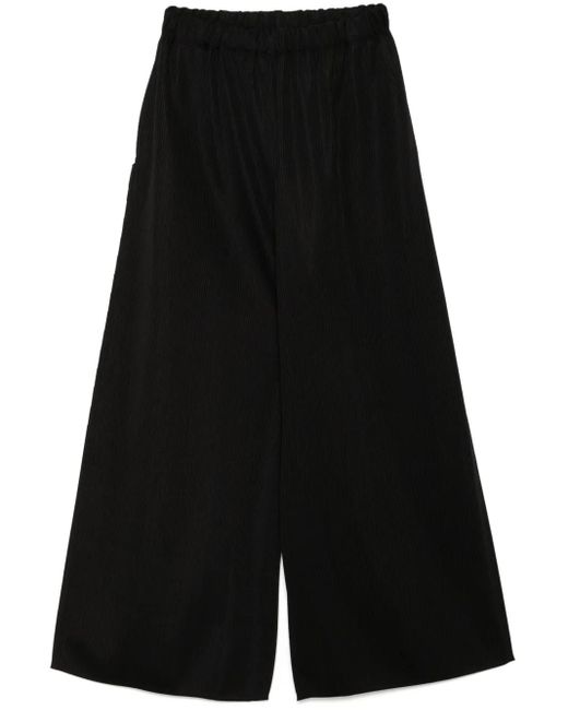Pleats Please Issey Miyake Black A-Poc Form Pleated Pants