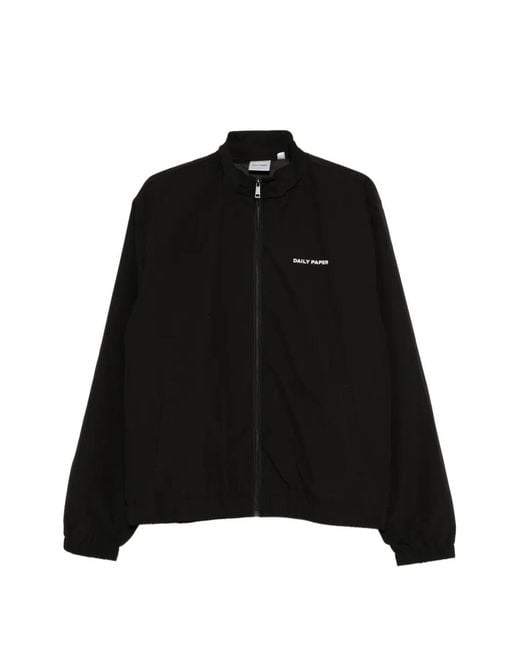 Daily Paper Black Zip Jacket for men