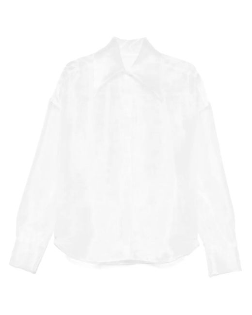 Atu Body Couture オーガンザ シャツ White