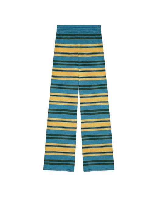 Calle Del Mar Blue Pantalon Paper Stripe
