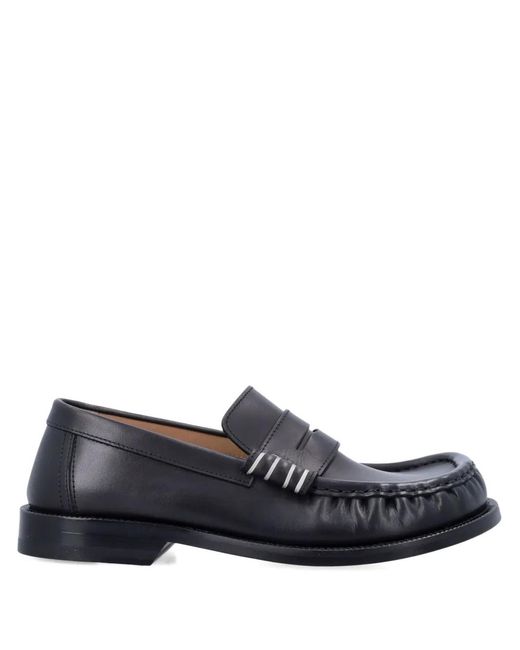 J.W. Anderson Blue Leather Loafers for men