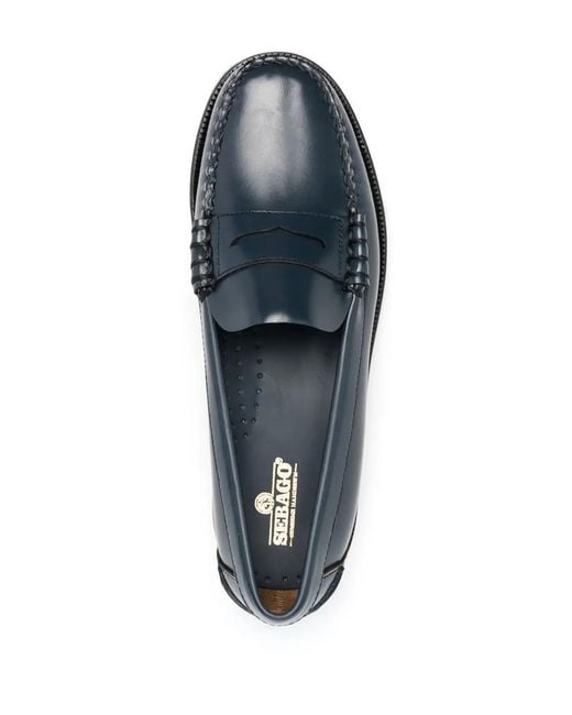 Sebago Blue Dan Penny Flat Loafers