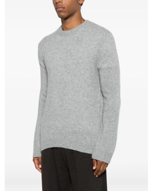 Lisa Yang Gray Baxter Crew-Neck Sweater for men