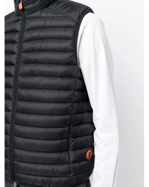 Save The Duck Blue Adam Padded Gilet for men