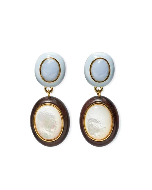 Lizzie Fortunato Metallic Papaya Ohrringe