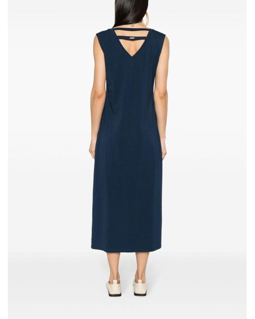 Liu Jo Blue Rhinestone-embellished Dress