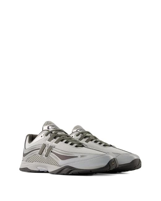 New Balance Gray Rc56 Logo Low-Top Sneakers