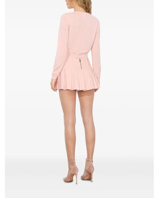 Alice + Olivia Pink Carter Minirock