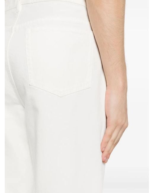 A.P.C. White Jeans for men