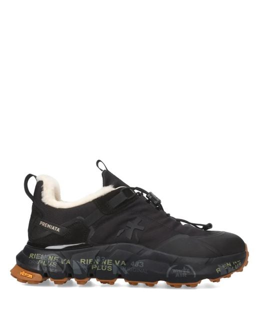 Premiata Black Cross D Sneakers