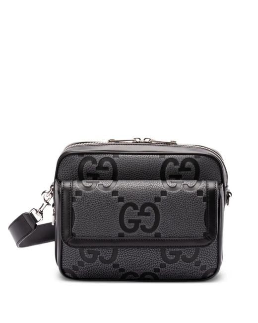 Gucci Black Gg Jumbo Shoulder Bag for men
