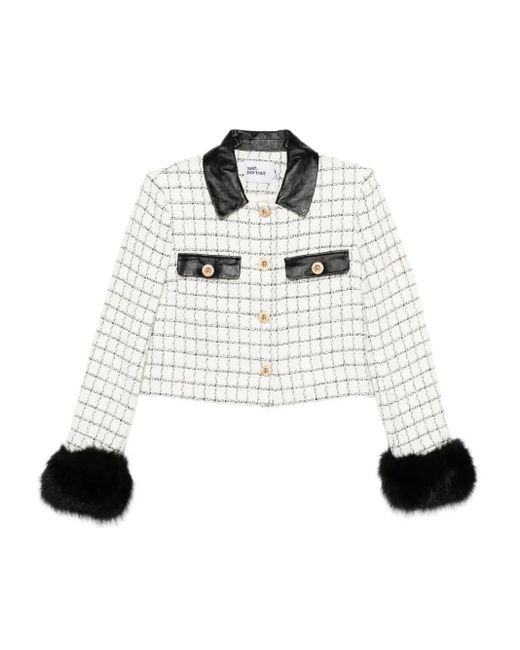 Self-Portrait White Neutrals Jackets