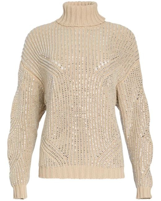 Maglione Camden di retroféte in Natural