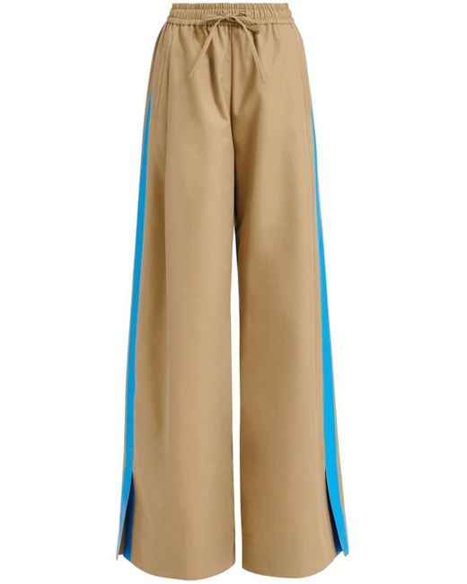 Essentiel Antwerp Natural Fleetwood Mac Wide-leg Trousers