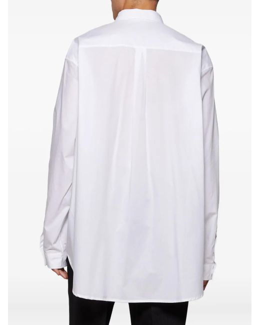 Vetements White Chemise À Détail Noué for men