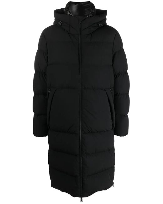 Woolrich Black Sierra Supreme Parka Coat for men