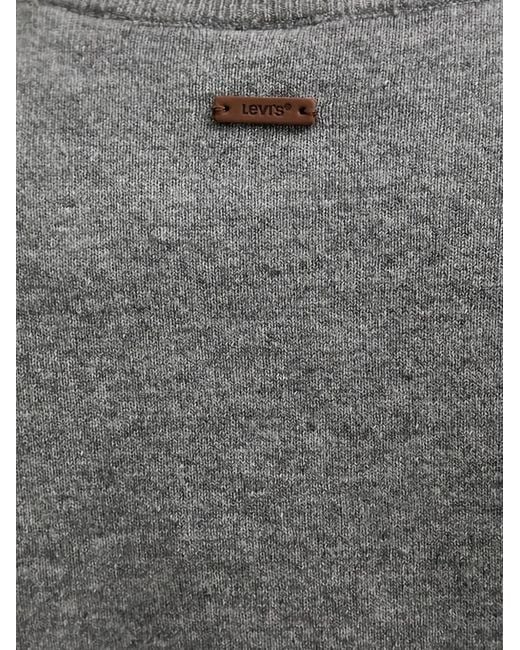 Levi's Gray Buttoned Cardigan