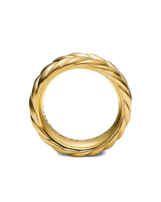 David Yurman Metallic 18Kt Chevron Band Ring for men