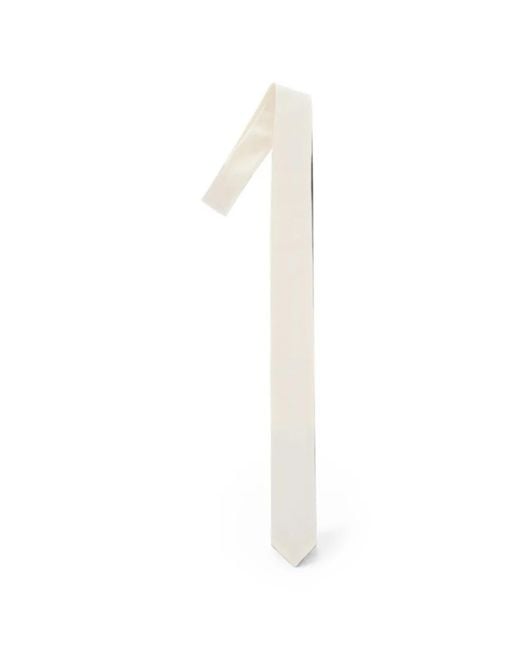 Corneliani White Silk Tie for men