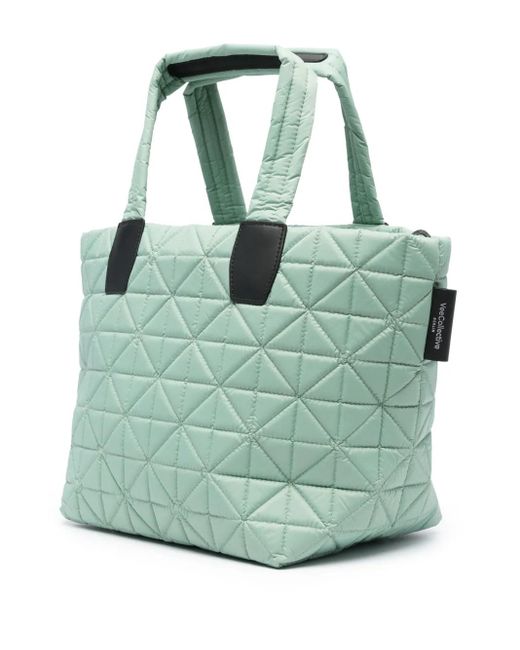 VEE COLLECTIVE Green Vee Padded Tote Bag