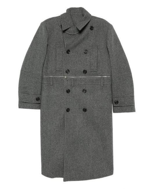 Manteau À Boutonnière Croisée ROKH en coloris Gray