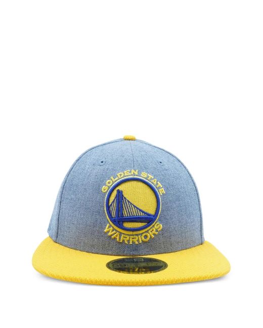 KTZ Blue 59Fifty Golden State Warriors Cap for men
