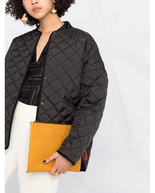 Totême Black Quilted Shell Jacket