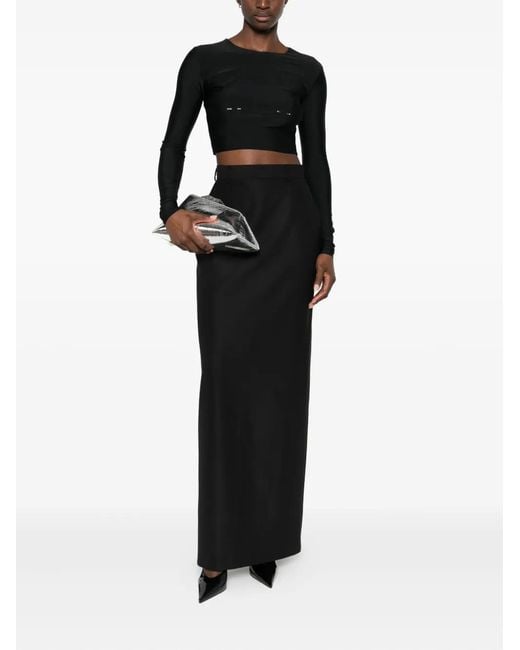 MEDEA Black Wool Skirt