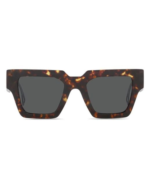 Occhiali Da Sole Con Dettaglio Cut-Out di Versace in Gray