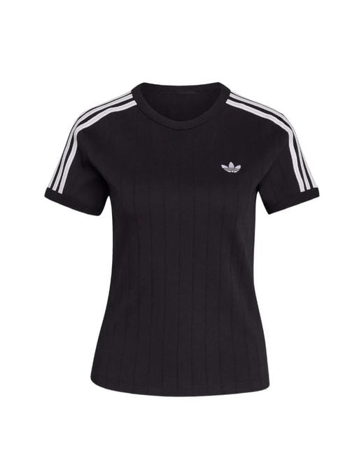 Adidas Black Logo-Detail T-Shirt