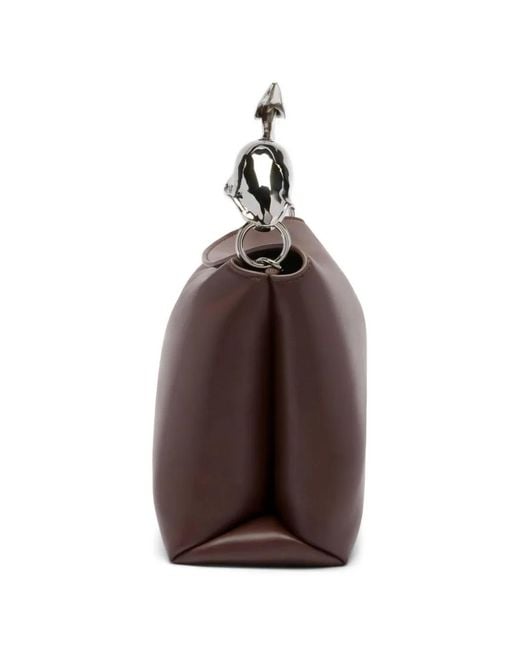 Erdem Brown Sac À Main Bloom Médium