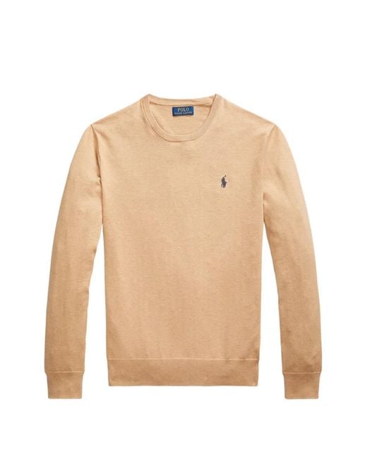 Polo Ralph Lauren White Pull À Encolure Ras Du Cou for men