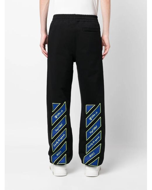 Off-White c/o Virgil Abloh Black 'vars Slim' joggers for men