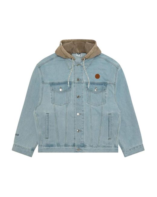 Aape By A Bathing Ape Jeansjacke Mit Kapuze in Blue für Herren