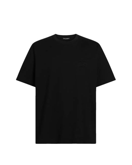 Dolce & Gabbana Black T-Shirt for men