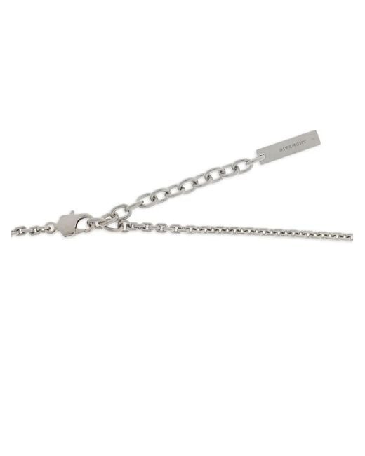 Givenchy White Faux-Pearl Drop Necklace