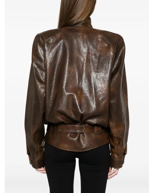 Magda Butrym Brown Belted Jacket