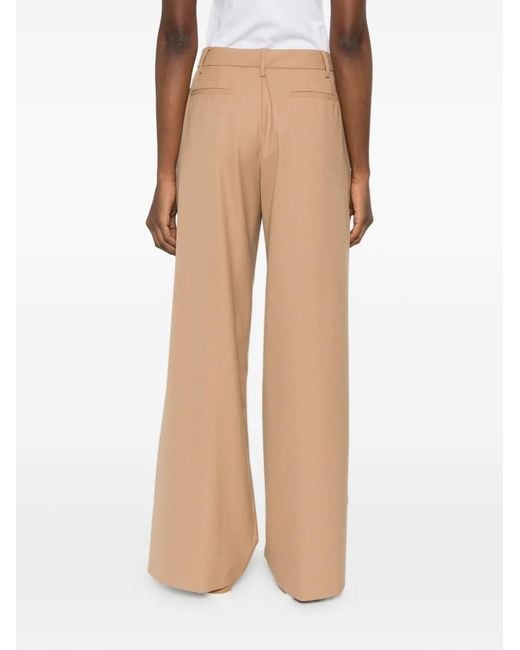 Fabiana Filippi White Wide-Leg Trousers