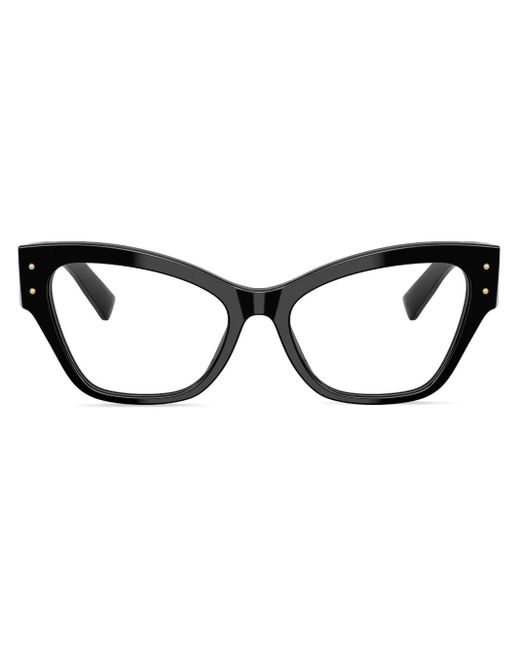 Lunettes De Vue À Monture Papillon Dolce & Gabbana en coloris Black