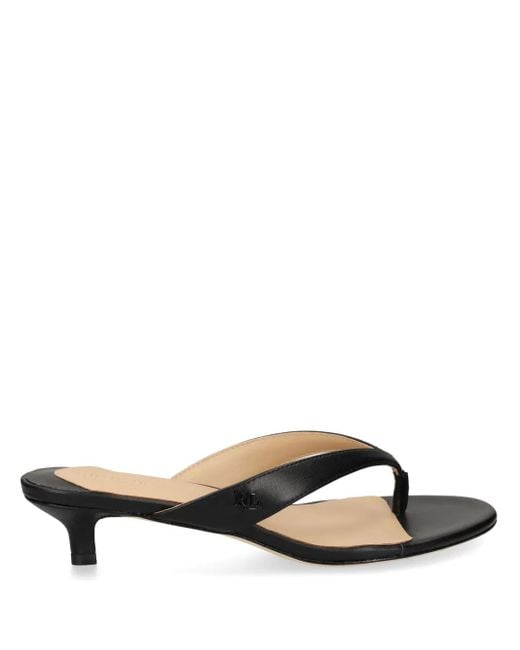 Sandali Infradito 35Mm di Ralph Lauren in Black